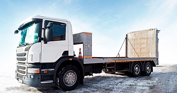 Грузовой эвакуатор Scania